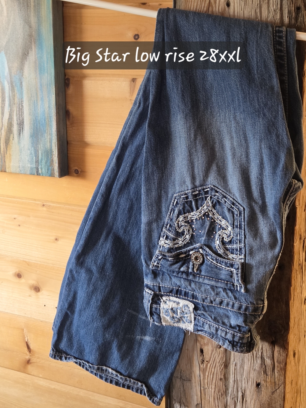 Big Star Women's Bootcut Jeans in Blue Denim
